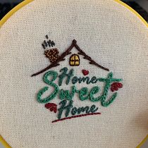 Mi Proyecto del curso: Cuarentena. Embroider project by Melissa Vallejo - 05.16.2020