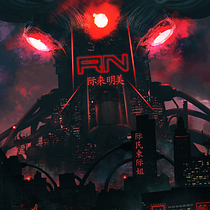 Red Nation City (Iniciación al concept art: diseñando el futuro). Concept Art, and Digital Illustration project by Federico Lacelli - 05.12.2020