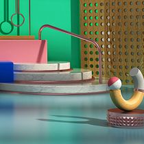 Mi Proyecto del curso: Composiciones abstractas con Cinema 4D. Een project van 3D van Larry Cruz Minier - 12.05.2020