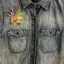 Mi Proyecto del curso: Bordado y personalización de accesorios . Embroider project by Argelia Arguedas - 05.12.2020
