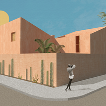 Mi Proyecto del curso: Representación gráfica de proyectos arquitectónicos. Un projet de Architecture, Architecture numérique , et Collage de Mariana Romero Méndez - 05.05.2020