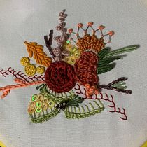 My project in Advanced Embroidery Techniques: Stitches and Compositions with Volume course. Bordado projeto de kbirkenmayer - 12.05.2020