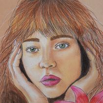 My rainbow girl here.:-). Un progetto di Disegno di mcmeowski - 12.05.2020
