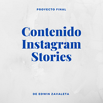 Mi Proyecto del curso: Creación, planeación y edición de contenido para Instagram Stories. Un projet de Photographie smartphone, Marketing de contenu, Marketing digital, Marketing pour Instagram , et Réseaux sociaux de Edwin Zavaleta - 12.05.2020