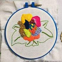Mi Proyecto del curso: Bordado creativo: revolución a puntadas. Un projet de Broderie de Jessica Acosta R. - 14.05.2020