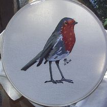 Mi Proyecto del curso: Pintar con hilo: técnicas de ilustración textil. Fine Arts project by Edison L. Pozo Saavedra - 05.14.2020