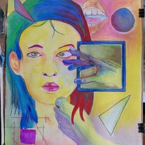 Mi Proyecto del curso: Ilustración con pintura y técnica mixta. Een project van  Creativiteit,  Tekening y Traditionele illustratie van Albert Pradells-Pelayo - 14.05.2020