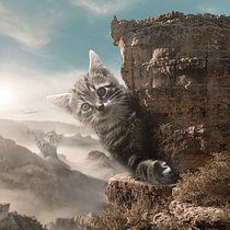 Montaje surrealista gatuno Ein Projekt aus dem Bereich Fotoretuschierung von Javier Giménez Rodríguez - 16.05.2020