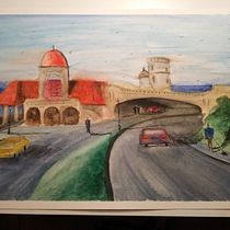 Mi Proyecto del curso: Paisajes urbanos en acuarela. Un projet de Aquarelle de Santi Pagella - 17.05.2020