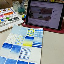 My project in Modern Watercolor Techniques course. Un progetto di Pittura ad acquerello di Prachee Goswami - 14.05.2020