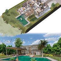 Mi Proyecto del curso: Ilustración digital de proyectos arquitectónicos. 3D, 3D Animation, and Digital Architecture project by Luce Mattioda - 05.15.2020