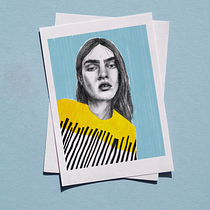 Mi Proyecto del curso: Retrato con lápiz, técnicas de color y Photoshop. Desenho a lápis, Ilustração tradicional, e Retoque fotográfico projeto de Edelweiss Gascón - 15.05.2020