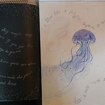 My project in English Calligraphy from A to Z course. Calligraph, and Watercolor Painting project by Nayara Soares - 05.15.2020