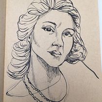 Mi Proyecto del curso: Introducción al retrato con tinta china y plumilla. Ilustração tradicional projeto de Juanita McGarrigle - 15.05.2020