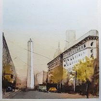 Hice mi primer intento en un formato mas chiquito para practicar, me encantó el resultado, gracias Pito !! <3 !!! que piensan ustedes? me gustaría leer devoluciones para mejorar (: . Un projet de Aquarelle de Marina Navarro - 15.05.2020