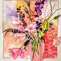 My project in Artistic Portrait with Watercolors course. Watercolor Painting project by Gayle Miller - 05.17.2020