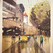Mi proyecto del curso. Un projet de Aquarelle de Don Rodrigo Bonillia - 16.05.2020