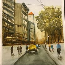 Mis Proyectos del curso: Paisajes urbanos en acuarela. Un projet de  de ferchitaordo - 16.05.2020