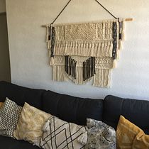 Mi Proyecto del curso: Introducción al macramé: creación de un tapiz decorativo Ein Projekt aus dem Bereich Makramee von Cecy Dueñas - 16.05.2020