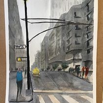 Mi Proyecto del curso: Paisajes urbanos en acuarela. Un projet de Art urbain de Rebeca Garcia - 16.05.2020