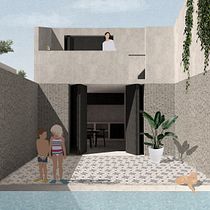 Mi Proyecto del curso: Representación gráfica de proyectos arquitectónicos. Un projet de Architecture , et Collage de Inés Gutiérrez Pesquera - 31.05.2020