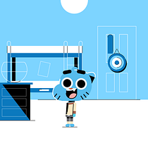 Meu projeto do curso: Stay home. Save lives: Gumball VS Covid-19. Een project van Animatie van Lucas Alves - 16.05.2020