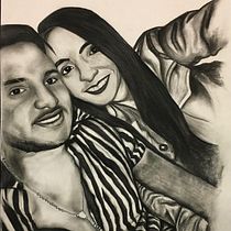 Retrato a Carboncillo: Darwin Delgado. Desenho, Desenho a lápis, Desenho artístico, Desenho de retrato, Desenho realista, Ilustração tradicional, Artes plásticas, Esboçado, e Desenho anatômico projeto de Darwin Delgado Ramirez - 14.05.2020