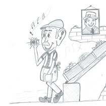 Introducción a la creación de personajes estilo cartoon: Sordo Tomás. Un projet de Illustration traditionnelle de Daniel Calleja Amaro - 17.05.2020