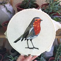 Mi Proyecto del curso: Pintar con hilo: técnicas de ilustración textil. Bordado projeto de Myriam Parra - 17.05.2020