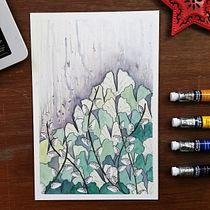 My project in Negative Watercolor Painting for Botanical Illustration course Ein Projekt aus dem Bereich Botanische Illustration, Traditionelle Illustration, Malerei, Sketchbook und Aquarellmalerei von Maureen Fletcher - 18.05.2020