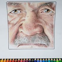 Mi Proyecto del curso:  Retrato realista con lápices de colores. Portrait Drawing project by angimoris - 05.18.2020