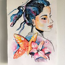 Meu projeto do curso: Técnicas modernas de aquarela. Un progetto di Pittura di Juliana Anschau - 28.05.2020