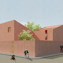 Primera ilustración arquitectónica. Un projet de Architecture, Architecture numérique, Illustration traditionnelle, Illustration architecturale et Illustration numérique de Luis Valencia - 10.05.2020