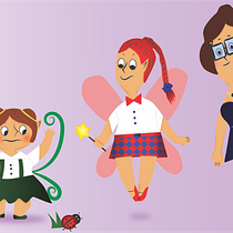 Mi Proyecto del curso: Las tres hadas. Character Design project by Emma Laura Hernandez - 06.25.2020