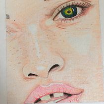 Mi Proyecto del curso:  Retrato realista con lápices de colores. Realistic Drawing project by Mache Sita - 05.18.2020