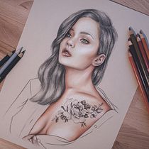 Mi Proyecto del curso: Ilustración con pastel y lápices de colores. Un progetto di Illuminazione fotografica e Illustrazione tradizionale di Raquel Palomino Olivares - 18.05.2020