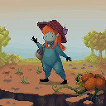 My Pixel Art Character Project:. Un progetto di Disegno, Disegno digitale, Character design, Illustrazione digitale e Pixel art di Mille Montenegro - 19.05.2020