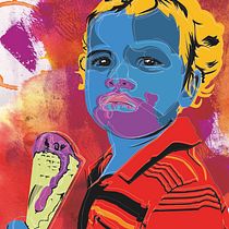 My project in Vector portrait with manual textures course. Ilustração digital projeto de Samantha Webb - 19.05.2020