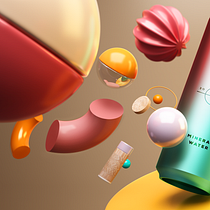 Proyecto del curso: Diseño de sets en 3D para productos. Un proyecto de 3D, Diseño 3D y Retoque fotográfico de Camilo Valencia Gonzalez - 19.05.2020