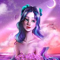 Meu projeto do curso: Retrato digital no Photoshop com um toque de fantasia. Artistic Drawing, Character Design, Traditional illustration, and Digital Illustration project by Fabiana Mafrense - 05.19.2020