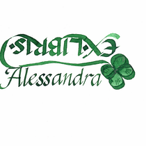 Mi Proyecto del curso: Caligrafía para un Ex libris. Un progetto di Calligrafia di 13ale.agati - 20.05.2020
