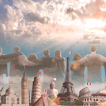 Fotomontaje: el mundo. Photographic Composition project by Juan Carlos Ante - 05.20.2020