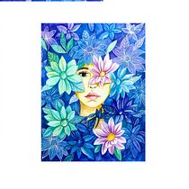 Mi Proyecto del curso: Técnicas de acuarela en negativo para ilustración botánica Ein Projekt aus dem Bereich Zeichnung, Traditionelle Illustration und Botanische Illustration von Delia Sepulveda Pizarro - 21.05.2020
