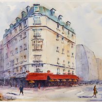 My project in Architectural Sketching with Watercolor and Ink course. Watercolor Painting project by stevemnwac - 05.21.2020