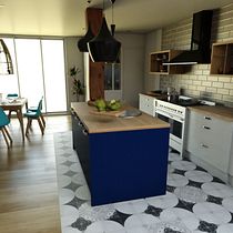 Propuesta reforma cocina casa de pueblo.  Mi Proyecto del curso: Iniciación al diseño de interiores. Een project van  Interieur van ANA LOPEZ ZAMBRANA - 22.05.2020