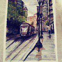 Mi Proyecto del curso: Paisajes urbanos en acuarela . % candylau48 tarafından hazırlanan Sulubo, Ve a Resim projesi - 05.21.2020