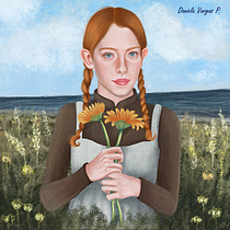 Mi Proyecto del curso: Técnicas digitales de retrato ilustrado . Un projet de Dessin de portrait, Dessin numérique, Dessin réaliste, Illustration botanique et Illustration numérique de Daniela Vargas - 31.05.2020