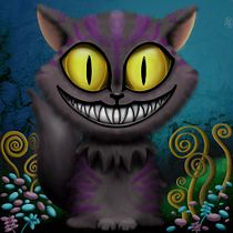 Chesire cat. Drawing project by Alicia Calvo - 05.22.2020