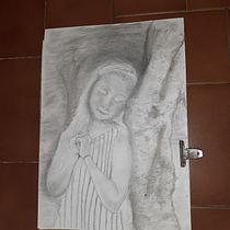 Mi Proyecto del curso: Retrato realista con lápiz de grafito. Desenho realista projeto de vsimonit - 22.05.2020