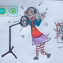 Mi Proyecto del curso: Introducción a la creación de personajes estilo cartoon. Un projet de Dessin de Dennys Mijares - 06.06.2020